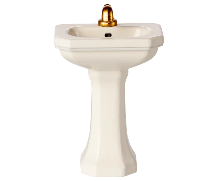 Bathroom Sink, Mouse- Off-White