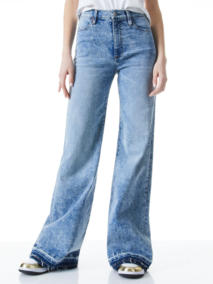 BEAUTIFUL HIGH RISE FLARE JEAN - ROCKY BLUES