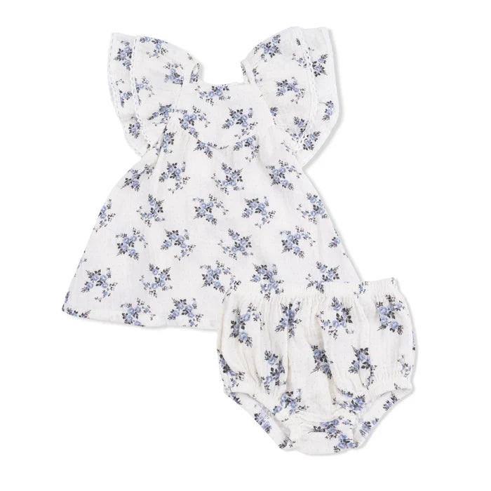 Belle Rosette Dot Dress