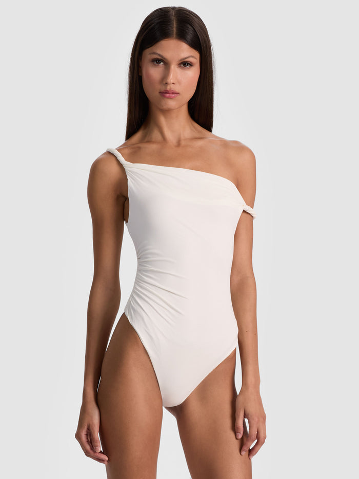 BIANCA TWISTED BODYSUIT - OFF WHITE