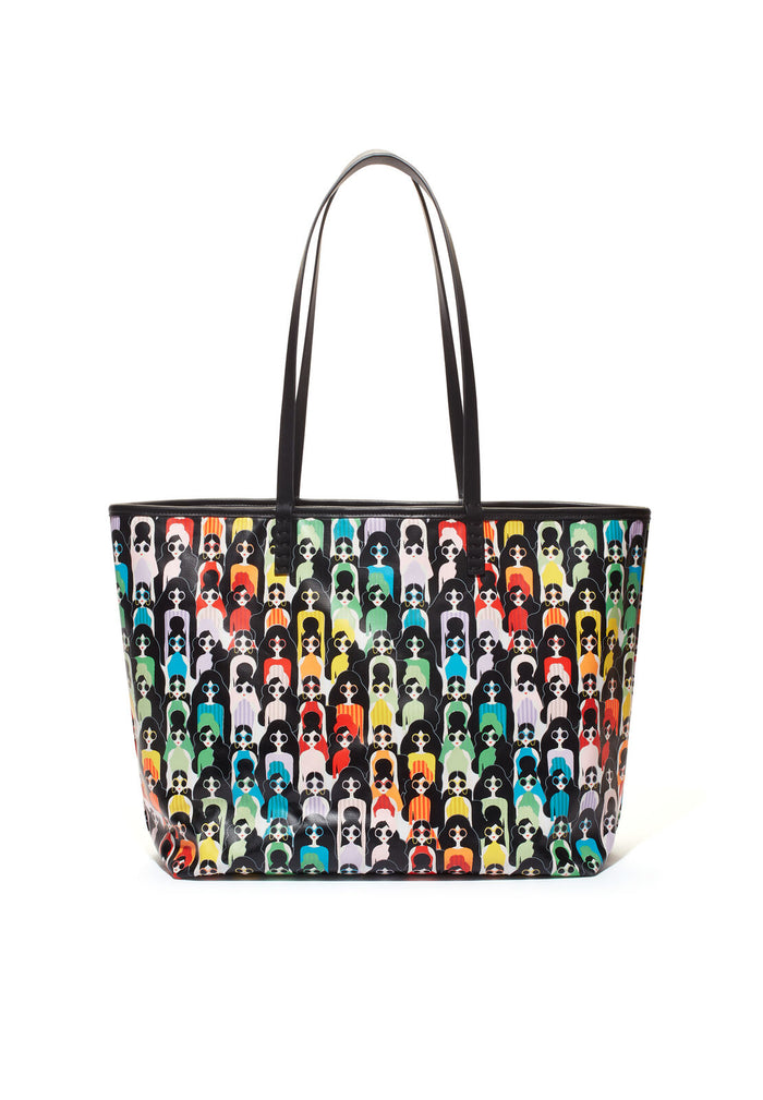 BLAIRE REVERSIBLE TOTE - STACE SQUAD/MOONDUST