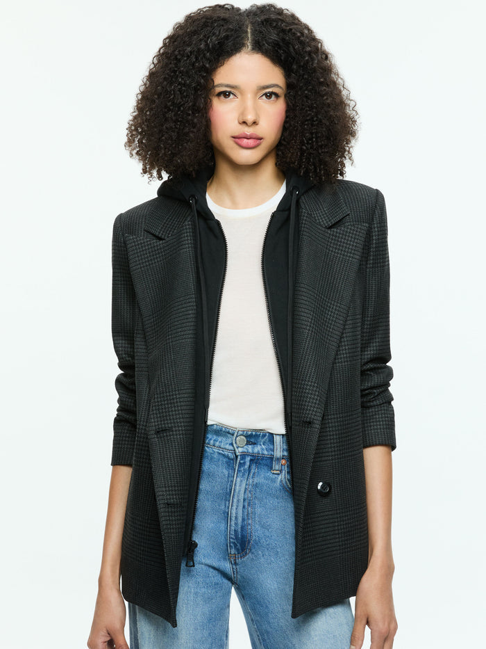 JORDAN BLAZER - CHARCOAL GREY MELANGE