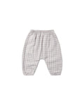 Blue Gingham Woven Pant