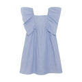 Blue Lustre Striped Dress