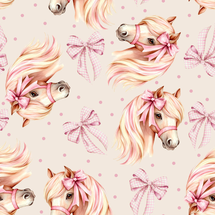 Blush Pony Parade Bamboo Infant Romper