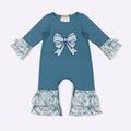 Bow Belle Baby Romper - Embroidery