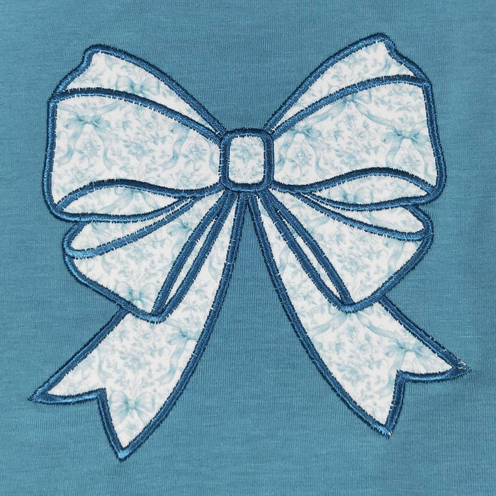 Bow Belle Baby Romper - Embroidery