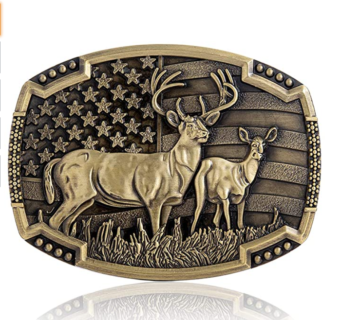 Bow Hunting Belt Buckle 1779BNZ