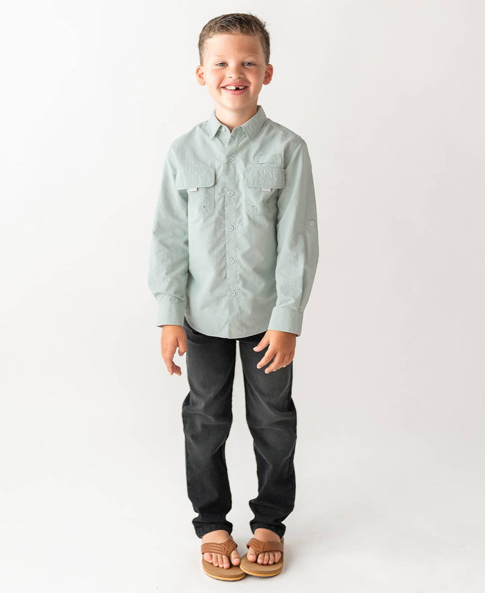 Boys Black Wash Denim Jeans