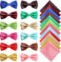 boys bow tie with pocket square