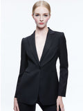 BREANN FITTED BLAZER - BLACK