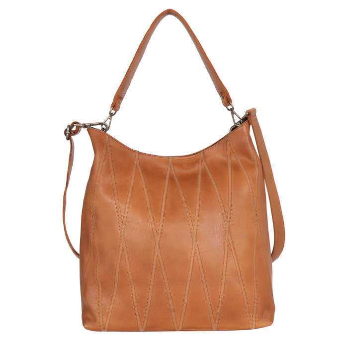 Bree Diamond Leather Shoulder Bag - Latico Leathers