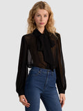 BRENTLEY BLOUSE - BLACK