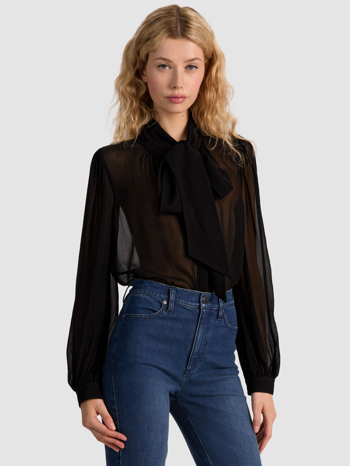 BRENTLEY BLOUSE - BLACK