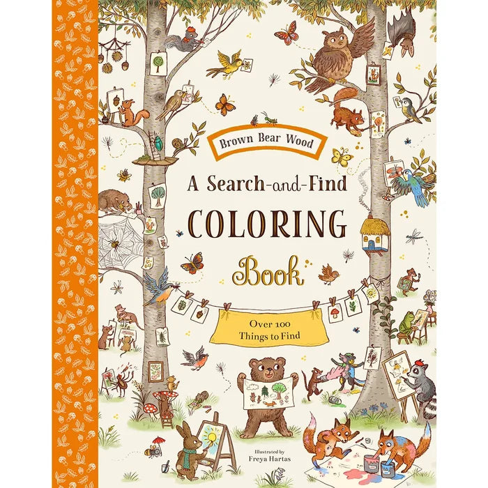 Brown Bear Wood: A Search-and-Find Coloring Book