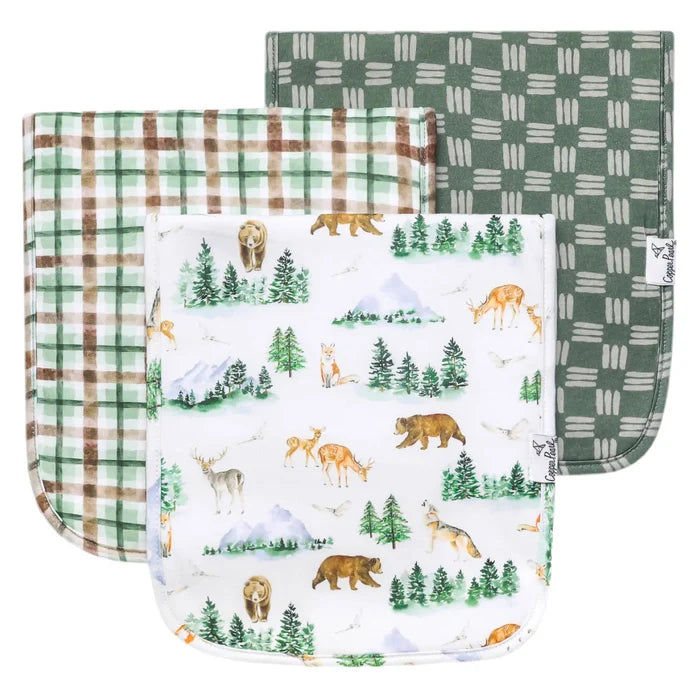 Burp Cloth Set of 3- Grayson