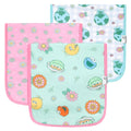Burp Cloth Set of 3- Sesame Street Retro Floral