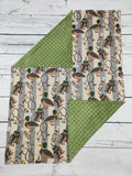 Camouflage Duck Hunting Printed Baby Kids Blanket