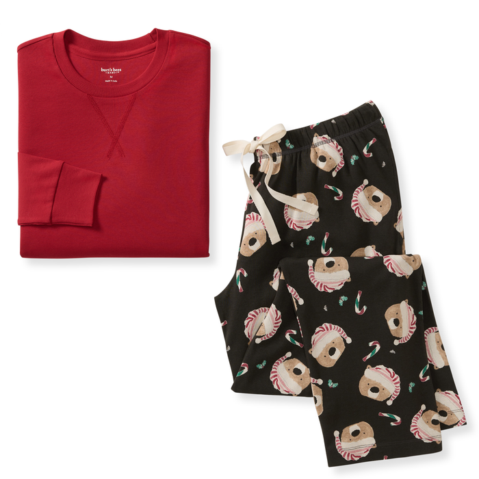 Candy Cane Bears Matching Family Pajamas