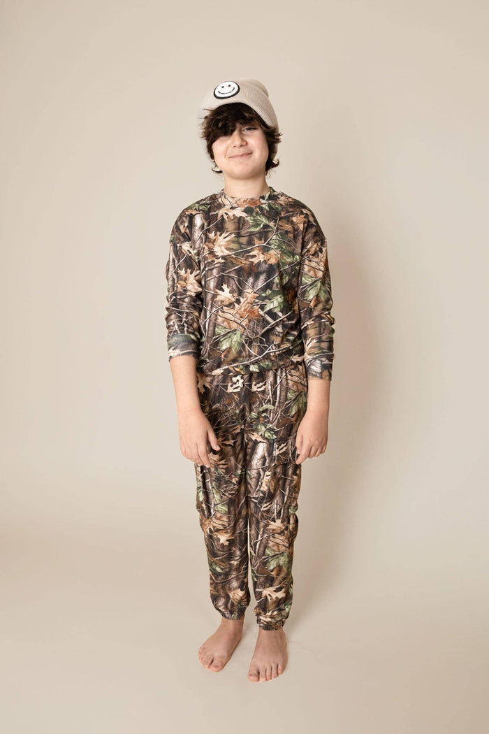Cargo Jogger Set | Brown Camo