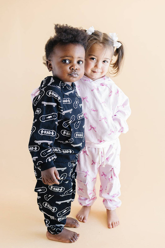 Cargo Jogger Set | Pink Bows