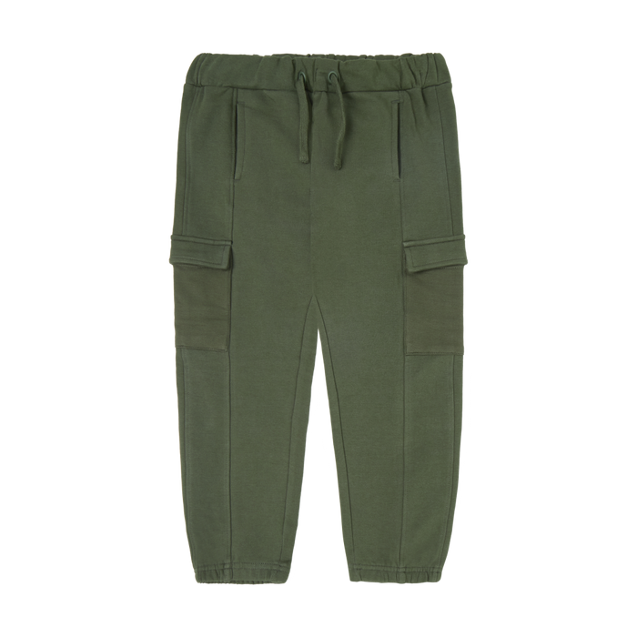 Cargo Sweatpants- Beetle
