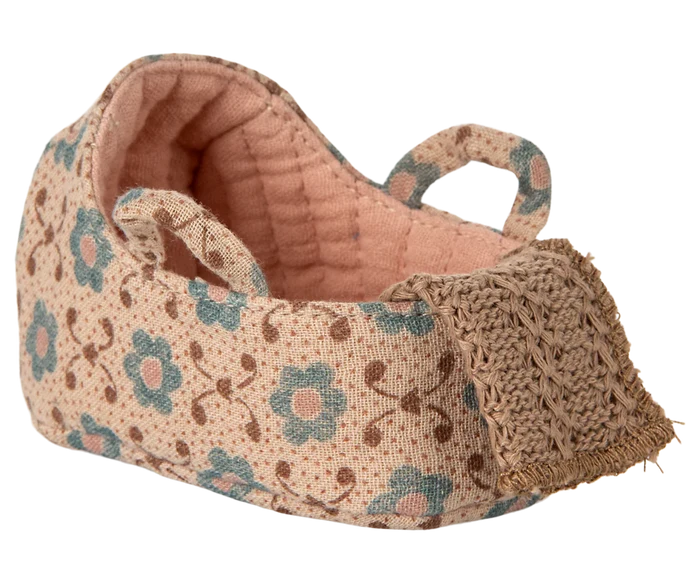 Carry Cot, Baby Mouse- Rose