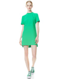 CATALINA ROLL SLEEVE MINI DRESS - MINT KELLY