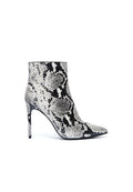 CELYN SNAKE SKIN BOOTIE - BLACK/WHITE