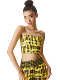 CERESI PRINTED BANDEAU TOP - SUN DRENCHED SUNBEAM