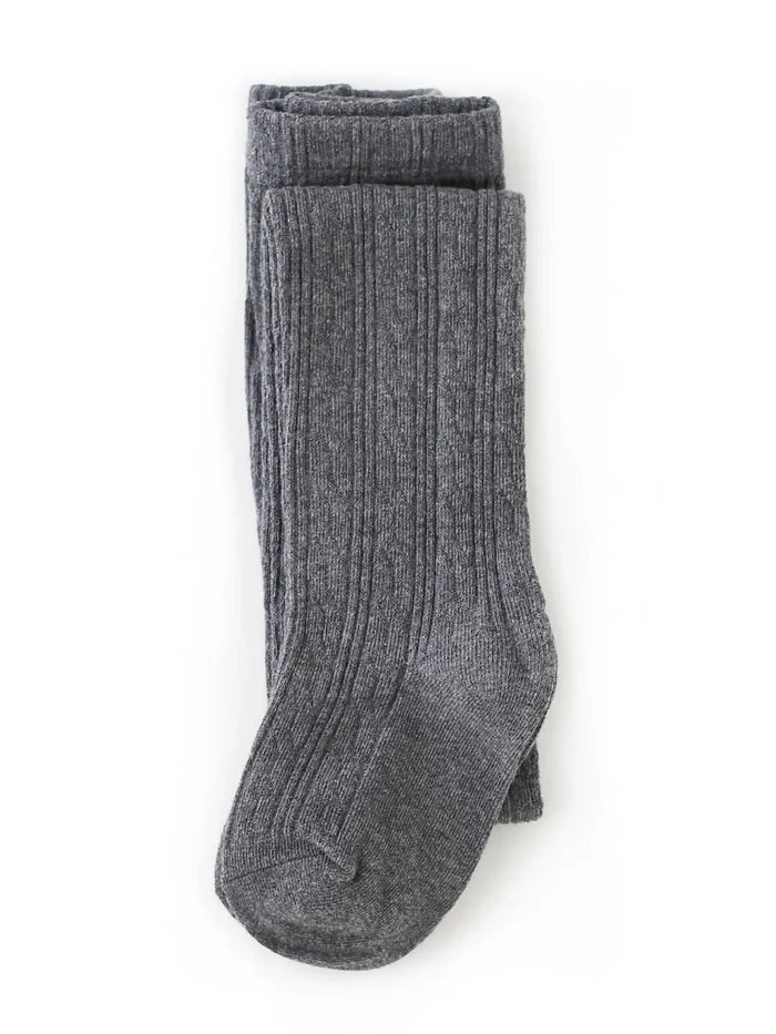 Charcoal Gray Cable Knit