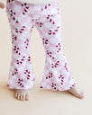 Checkered Candy Cane Flare Pants | Pink Ã— 1