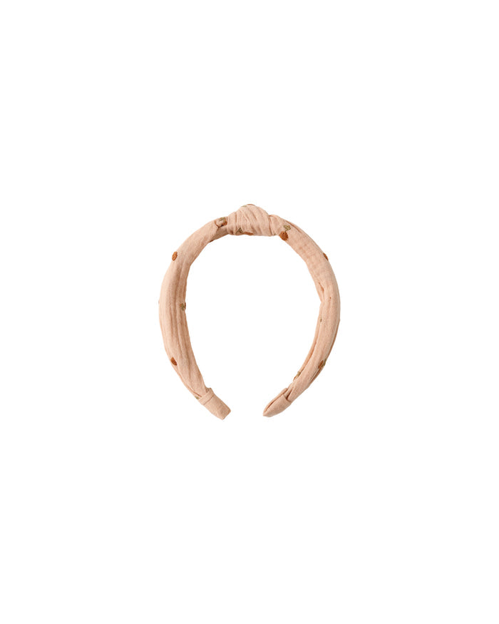 Cherry Embroidery Knotted Headband