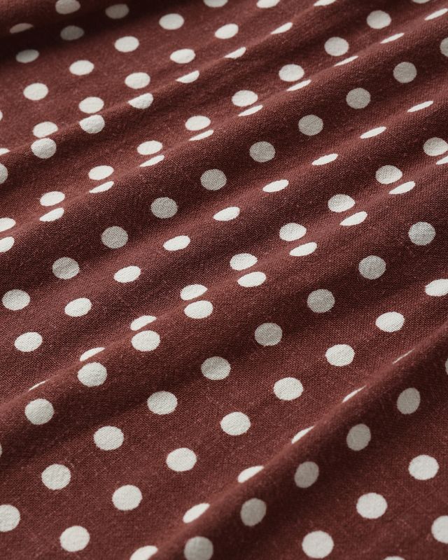 Chocolate Polka Dot Lainey Dress