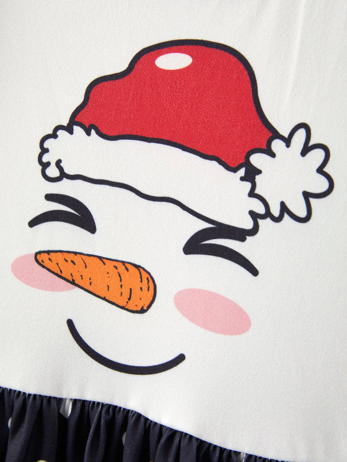 Christmas snowman dress