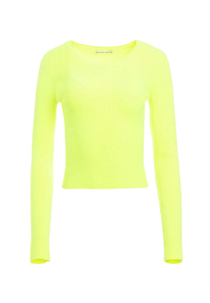 CIARA NEON PULLOVER - NEON YELLOW