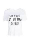 CICELY CLASSIC TEE - WHITE/BLACK