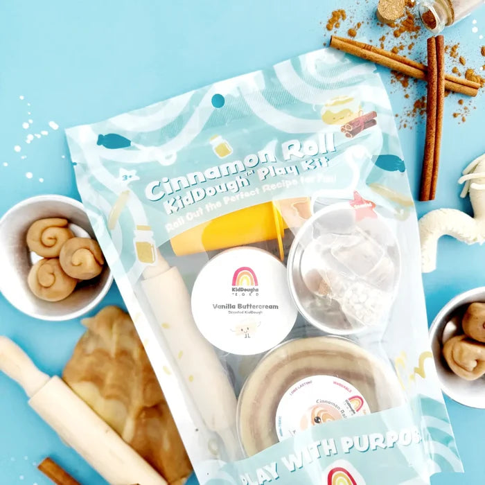 Cinnamon Roll Kiddough Play Kit