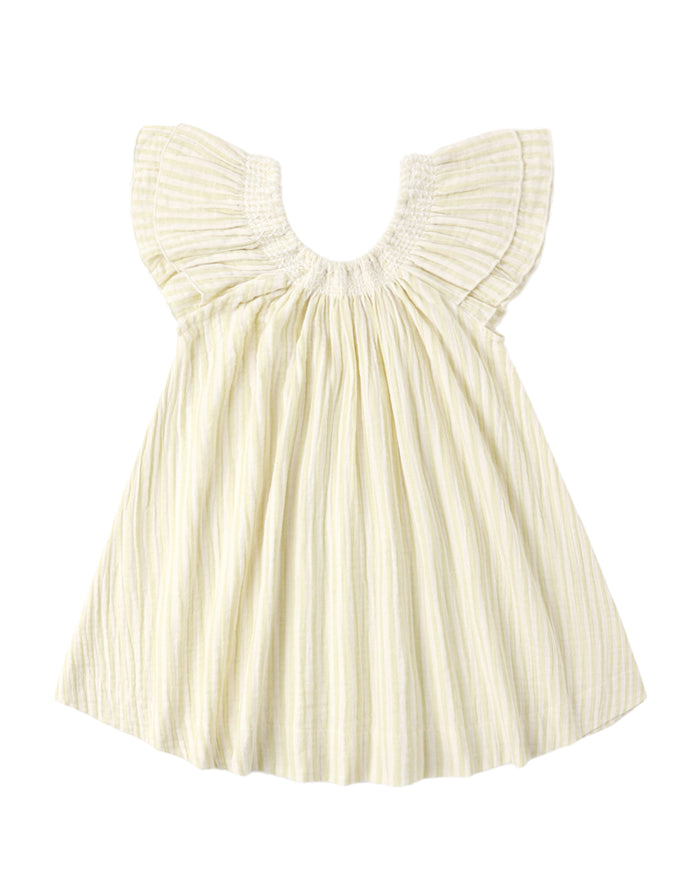 Citron Stripe Lucia Dress