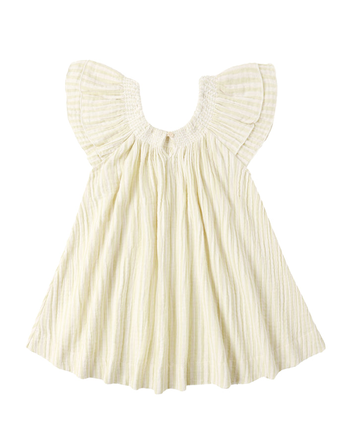 Citron Stripe Lucia Dress