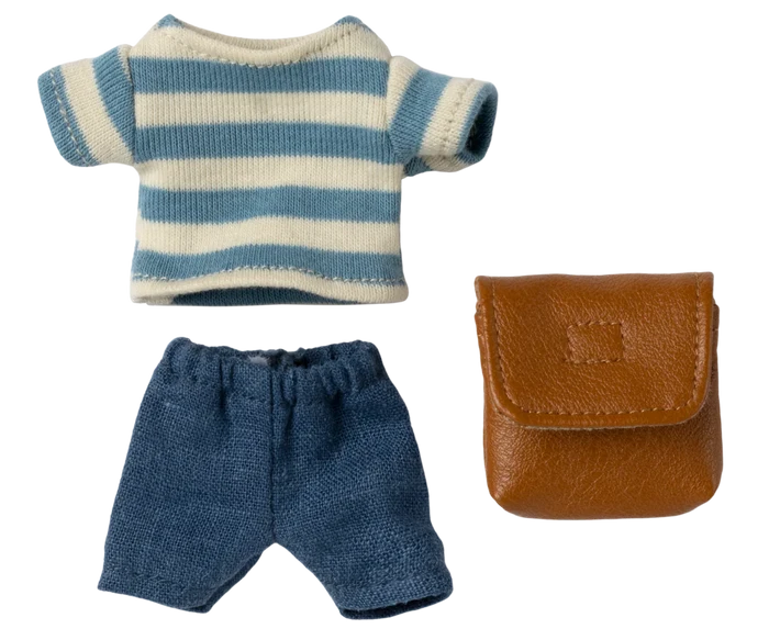 Clothes and Bag, Big Brother- Brown