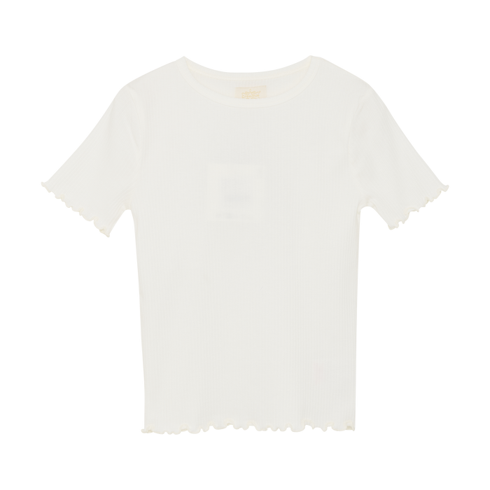 Cloud Ribbed Short Sleeve Tee