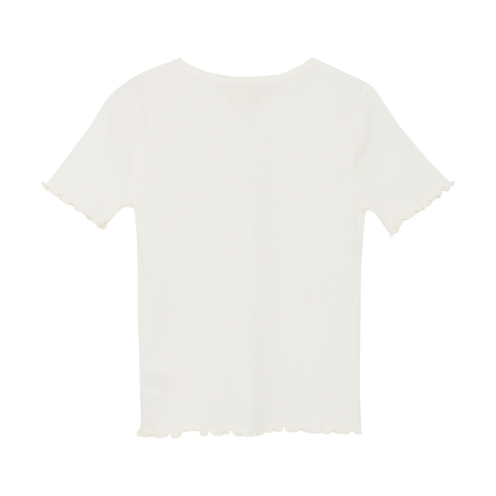 Cloud Ribbed Short Sleeve Tee