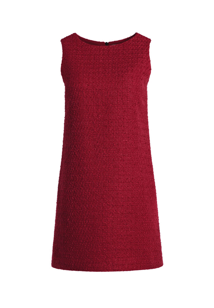 CLYDE MINI DRESS - BORDEAUX