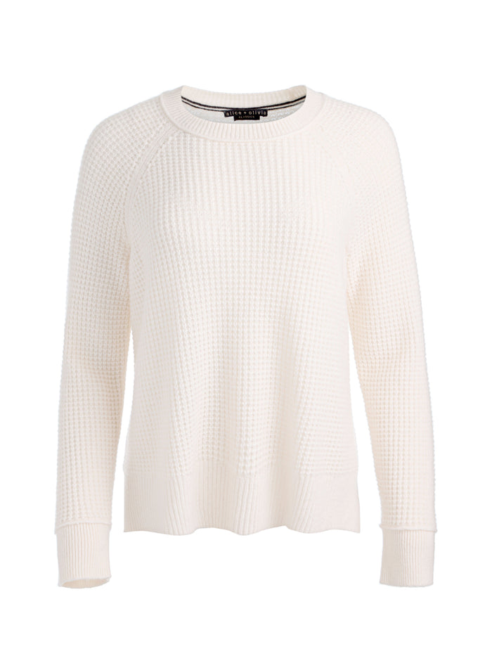 COLIN CASHMERE CREWNECK - ECRU