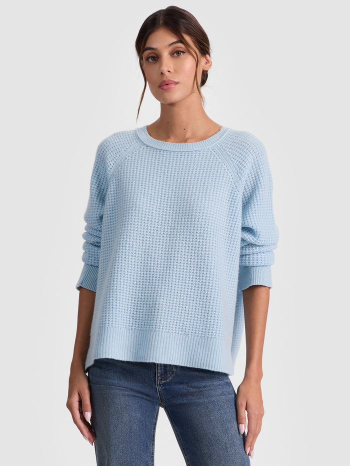 COLIN CASHMERE CREWNECK - CAROLINA BLUE