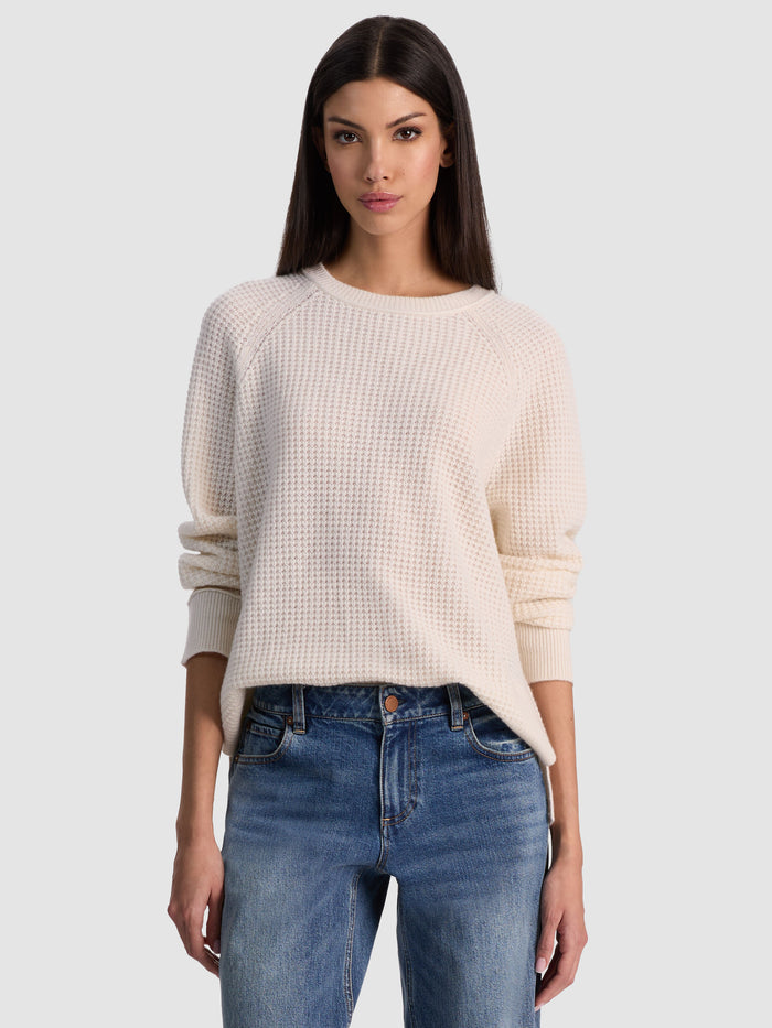 COLIN CASHMERE CREWNECK - ECRU
