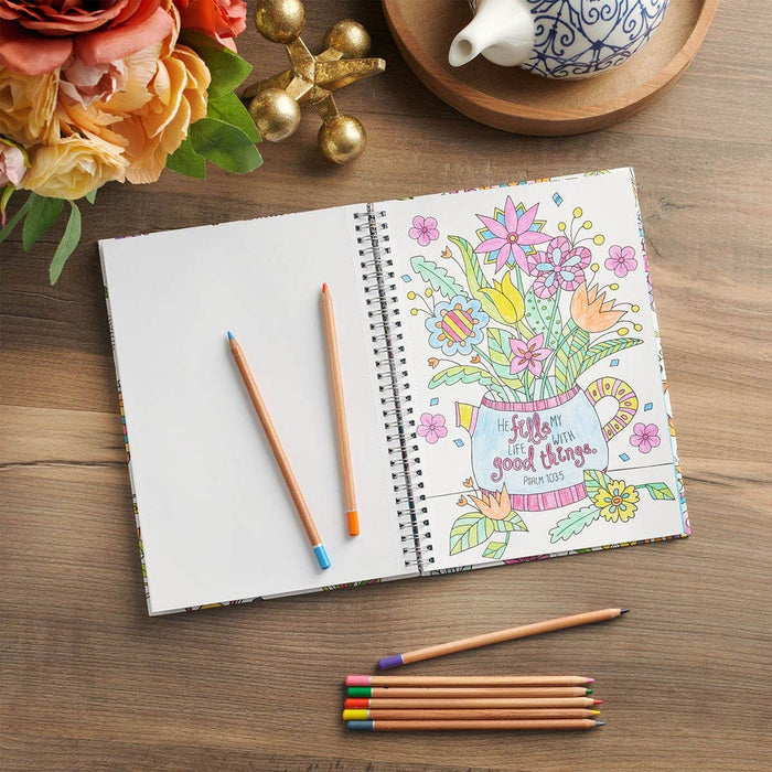 Coloring Book Spiral Coloring the Psalms