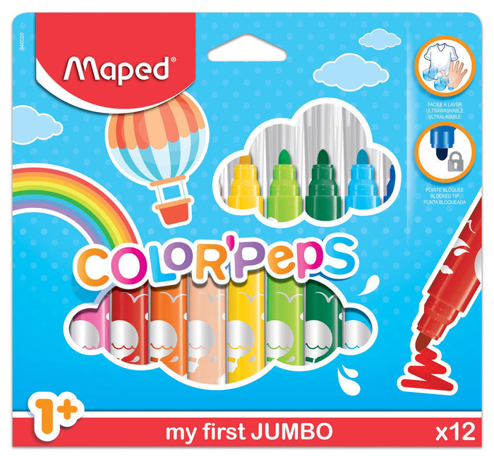 Color'Peps My First Safety Tip Ultrawashable Markers