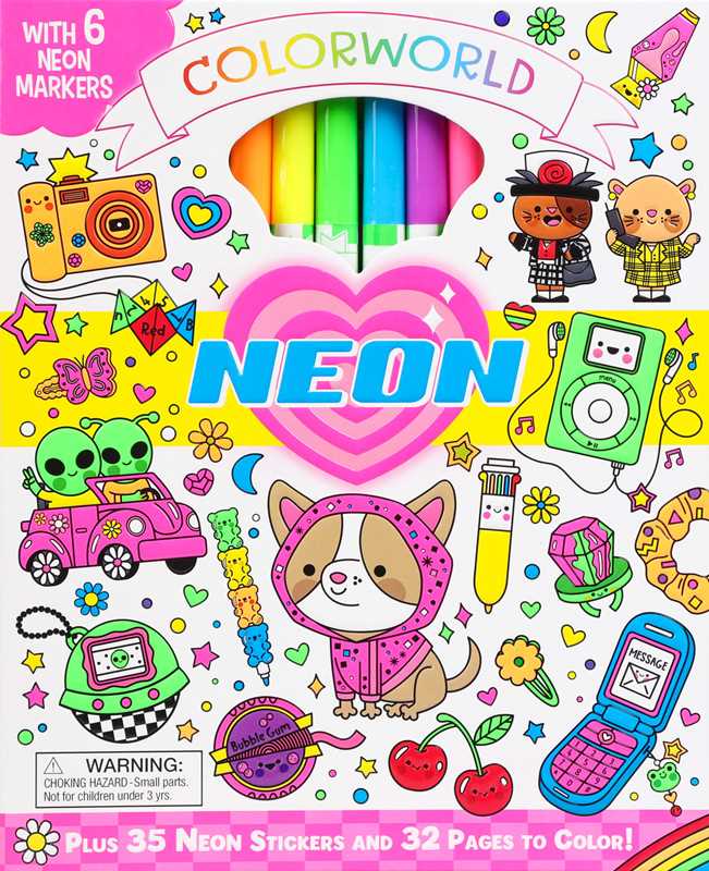 ColorWorld: Neon by Editors of Silver Dolphin Books